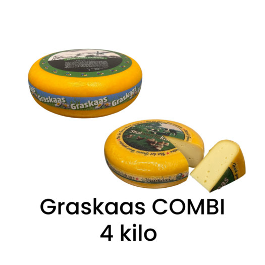 Graskäse 2025 Kombi (4 Kilo) + ein KOSTENLOSEN Stück Frühlingskäse